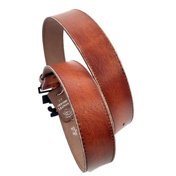 Rust Brown Distressed Genuine Leather ~ Interchangeable Strap Only! - Picture 2 of 3